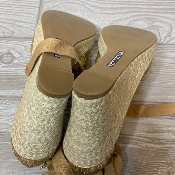 Milly Sperry Top-sider Palm Beach Glitter wedges - Picture 3 of 9